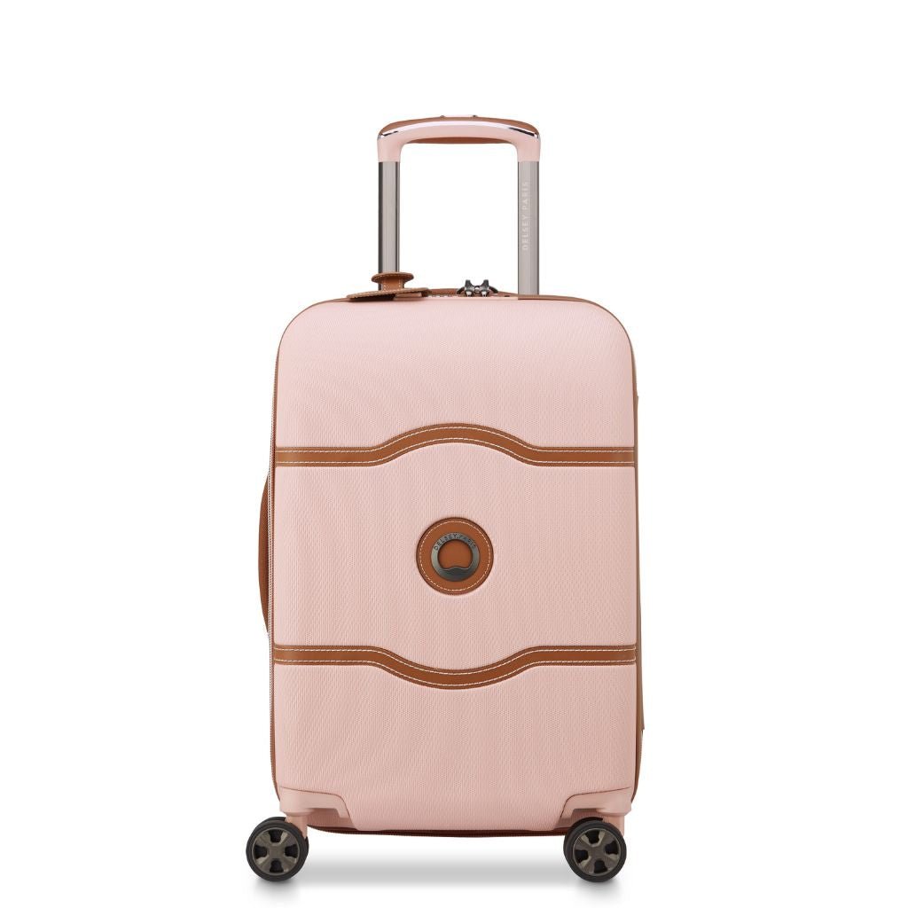 Delsey Chatelet Air 2.0 55cm Carry On Luggage - Pink - Love Luggage