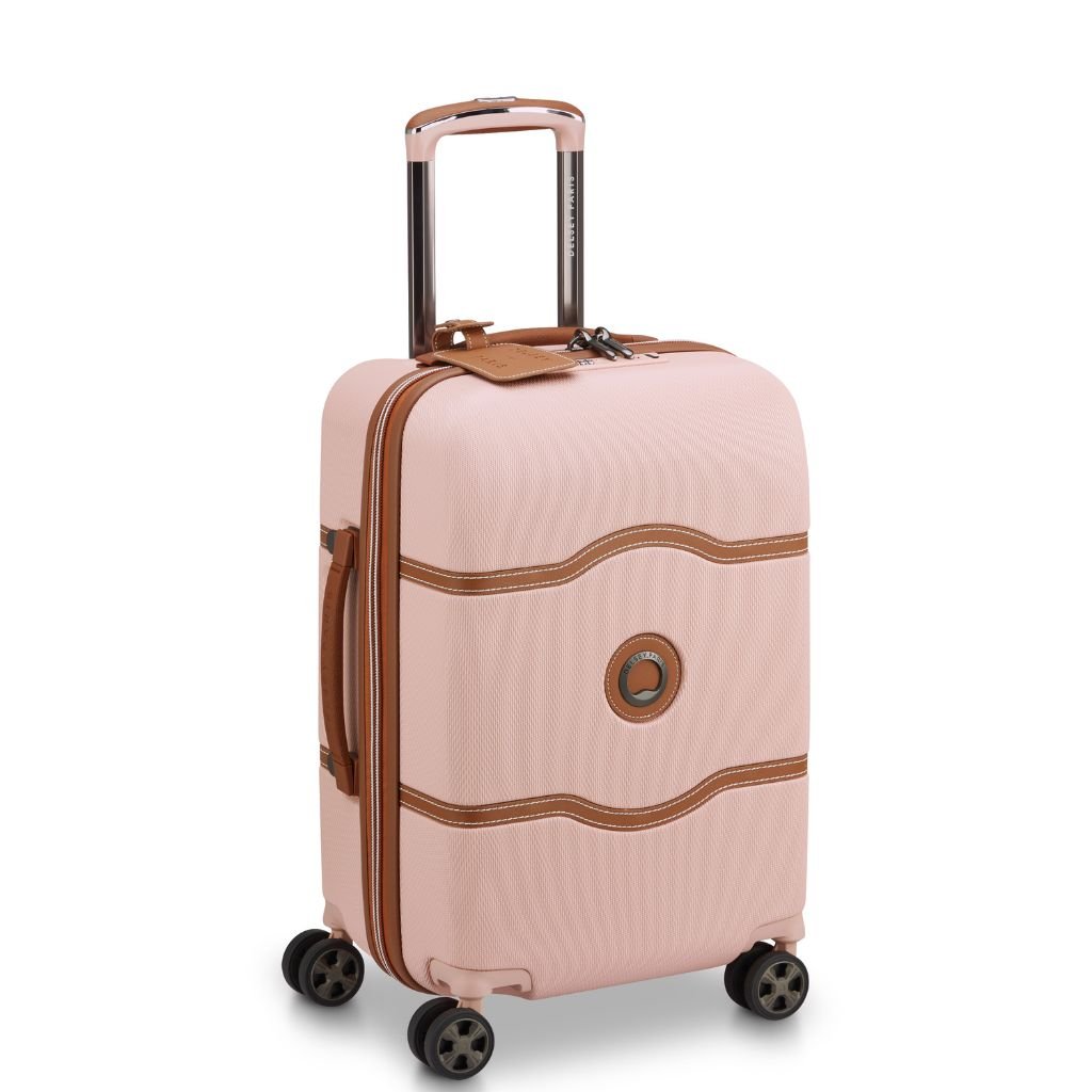 Delsey Chatelet Air 2.0 55cm Carry On Luggage - Pink - Love Luggage