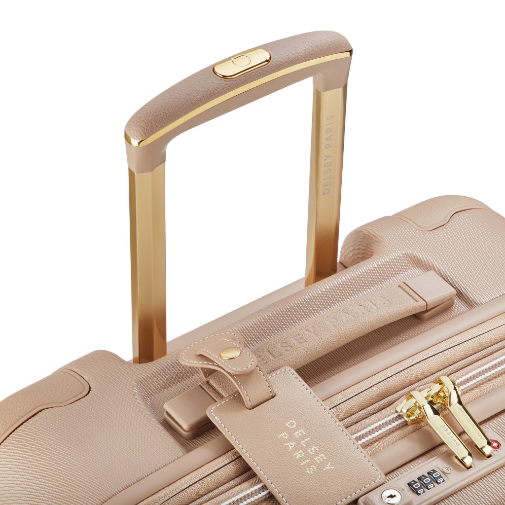 Delsey Chatelet Air 2.0 66cm Medium Luggage - Beige Rose - Love Luggage