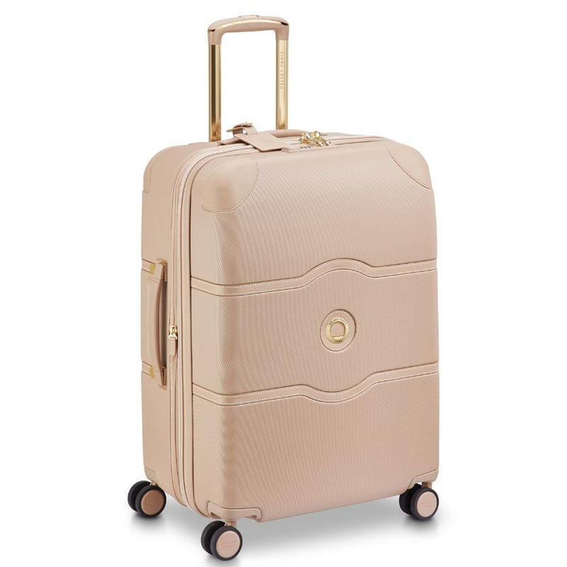 Delsey Chatelet Air 2.0 66cm Medium Luggage - Beige Rose - Love Luggage