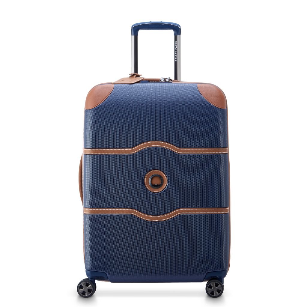 Delsey Chatelet Air 2.0 66cm Medium Luggage - Navy Blue - Love Luggage