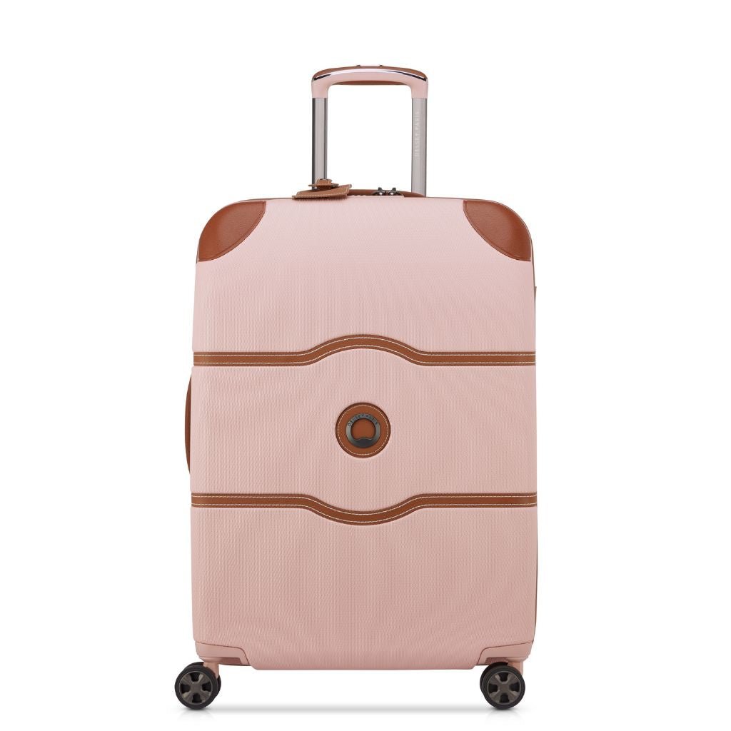 Delsey Chatelet Air 2.0 66cm Medium Luggage - Pink - Love Luggage