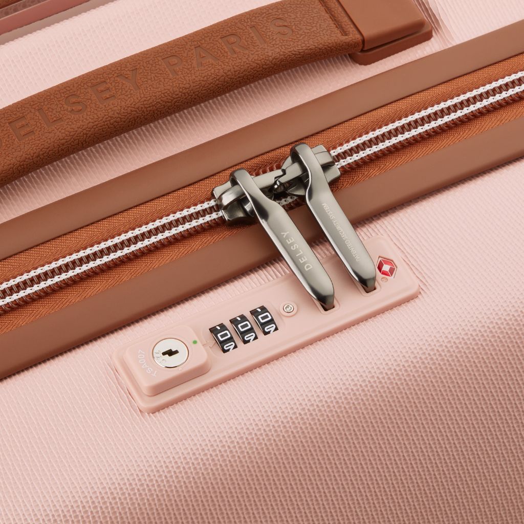 Delsey Chatelet Air 2.0 66cm Medium Luggage - Pink - Love Luggage
