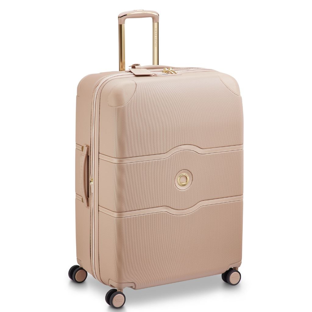 Delsey Chatelet Air 2.0 76cm Large Luggage - Beige Rose - Love Luggage