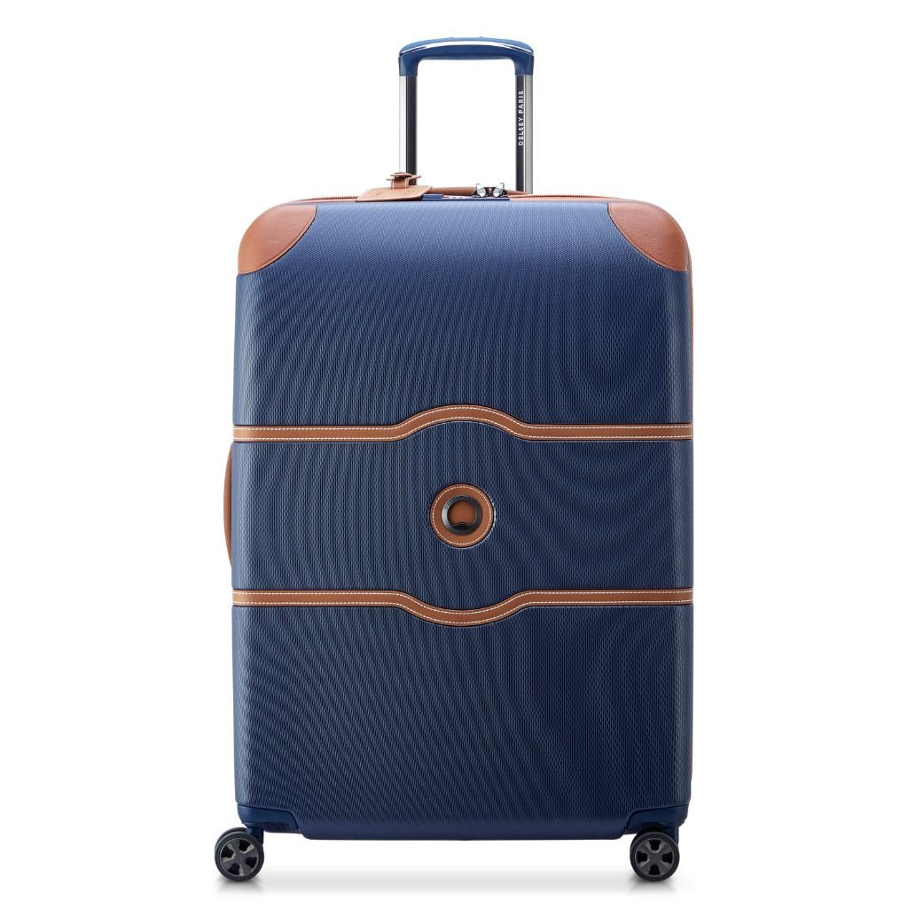 Delsey Chatelet Air 2.0 76cm Large Luggage - Navy Blue - Love Luggage