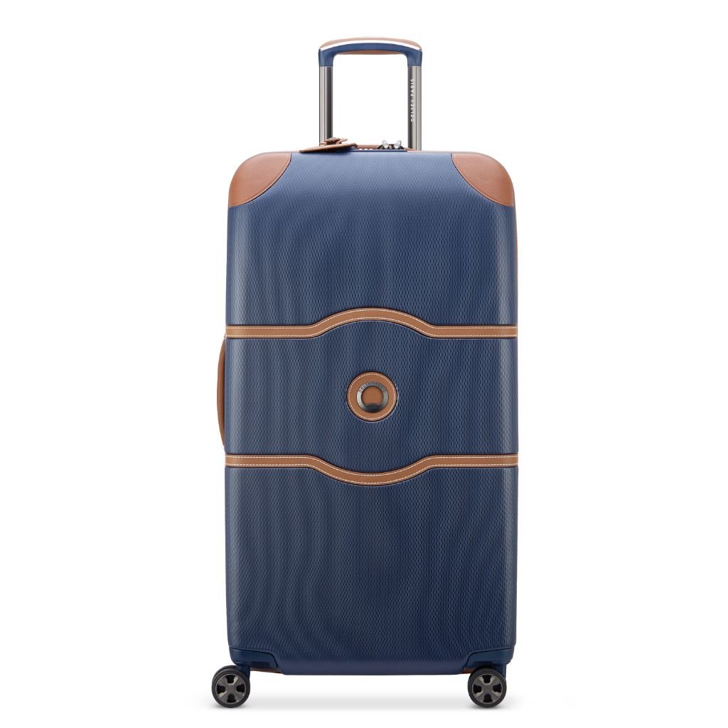 Delsey Chatelet Air 2.0 80cm Large Luggage Trunk - Navy Blue - Love Luggage