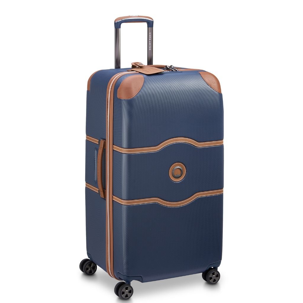Delsey Chatelet Air 2.0 80cm Large Luggage Trunk - Navy Blue - Love Luggage