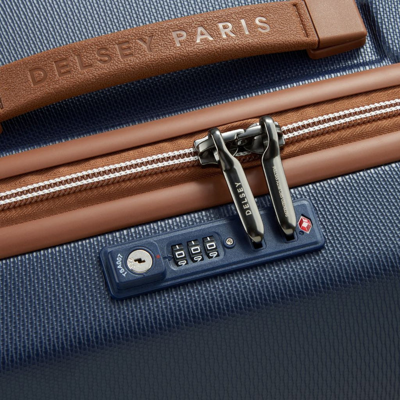 Delsey Chatelet Air 2.0 80cm Large Luggage Trunk - Navy Blue - Love Luggage