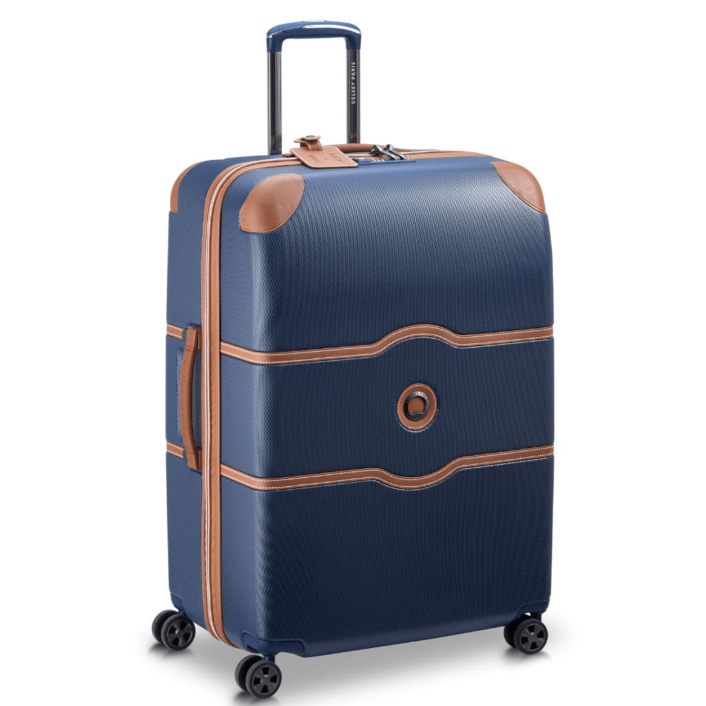 Delsey Chatelet Air 2.0 Carry On & Large Duo Hardsided Luggage - Navy Blue - Love Luggage