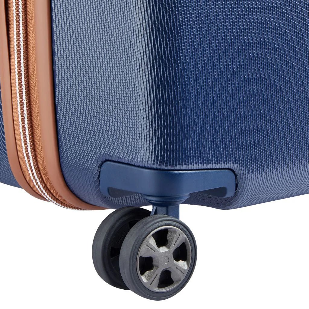 Delsey Chatelet Air 2.0 Carry On & Large Duo Hardsided Luggage - Navy Blue - Love Luggage