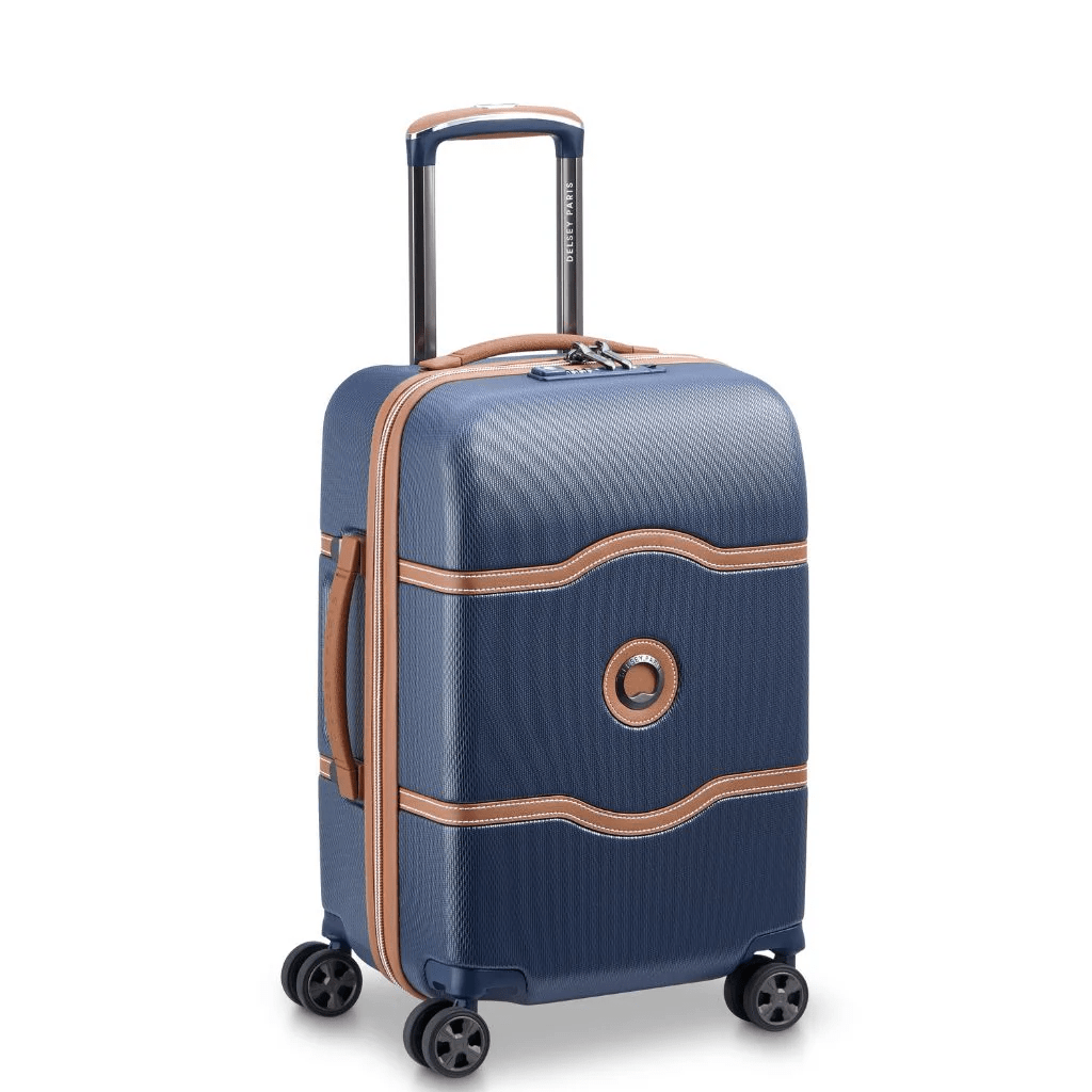 Delsey Chatelet Air 2.0 Carry On & Large Duo Hardsided Luggage - Navy Blue - Love Luggage