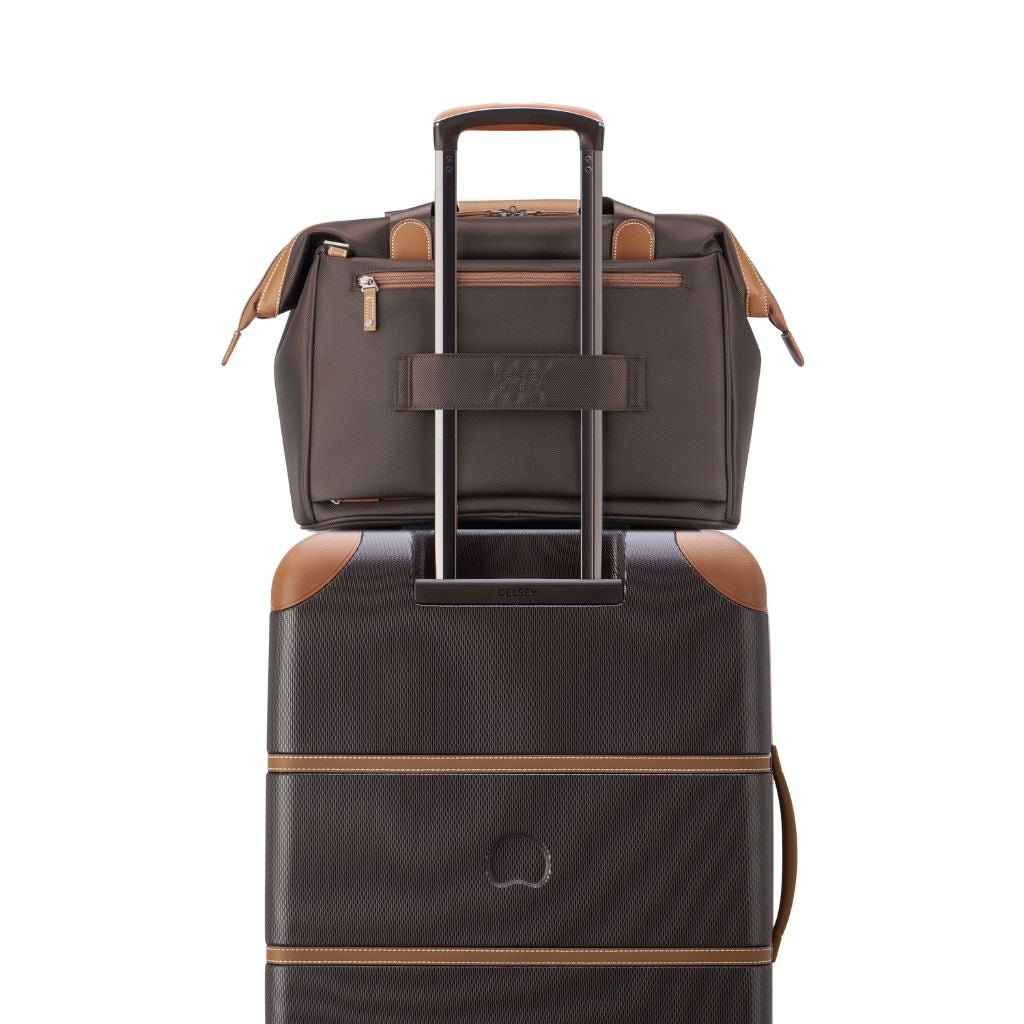 Delsey Chatelet Air 2.0 Compact Weekender Duffel - Chocolate - Love Luggage