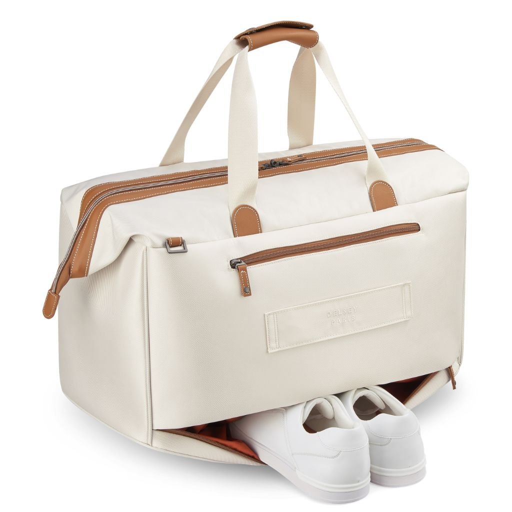 Delsey Chatelet Air 2.0 Large Weekender Duffel - Angora - Love Luggage