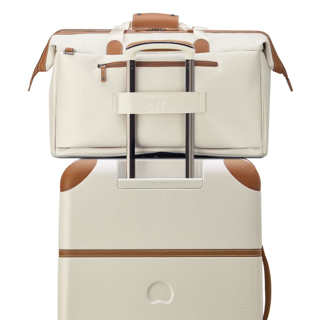 Delsey Chatelet Air 2.0 Large Weekender Duffel - Angora - Love Luggage
