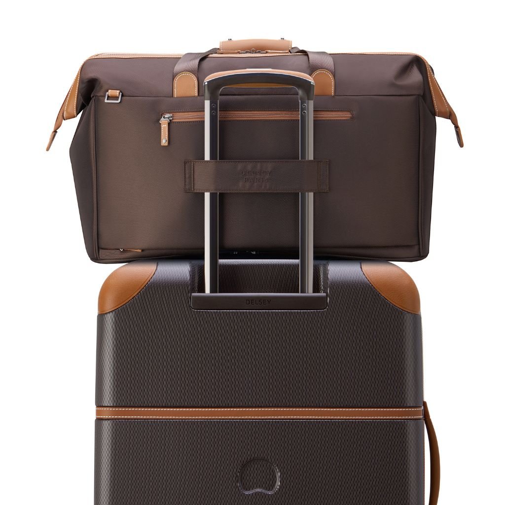 Delsey Chatelet Air 2.0 Large Weekender Duffel - Chocolate - Love Luggage