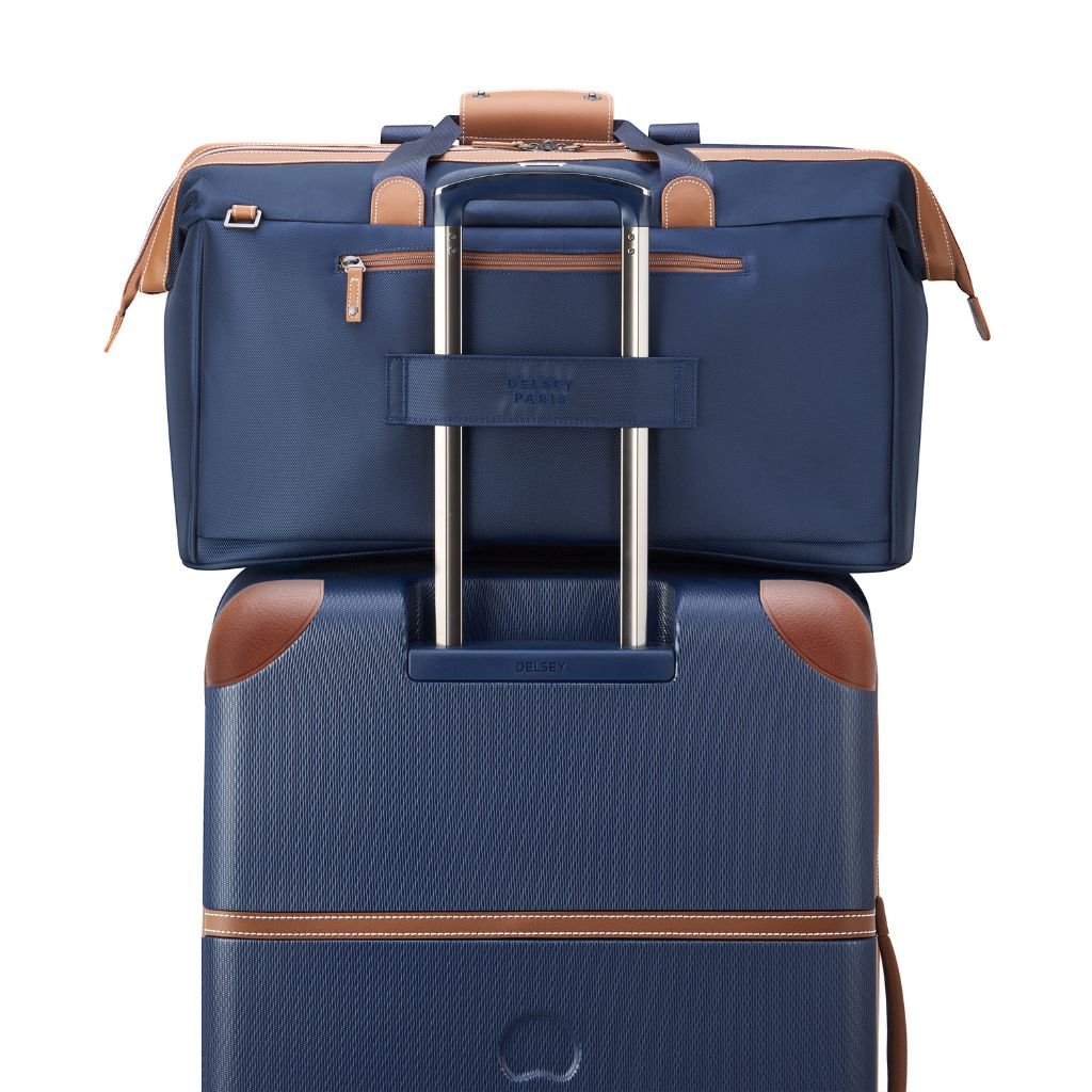 Delsey Chatelet Air 2.0 Large Weekender Duffel - Navy Blue - Love Luggage