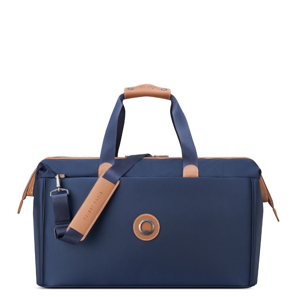 Delsey Chatelet Air 2.0 Large Weekender Duffel - Navy Blue - Love Luggage