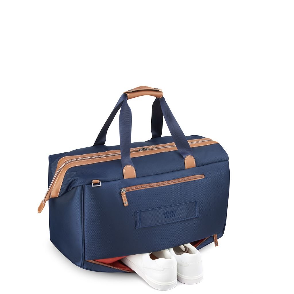 Delsey Chatelet Air 2.0 Large Weekender Duffel - Navy Blue - Love Luggage