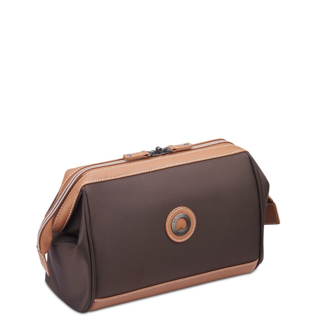 Delsey Chatelet Air 2.0 Toiletry Bag - Chocolate - Love Luggage