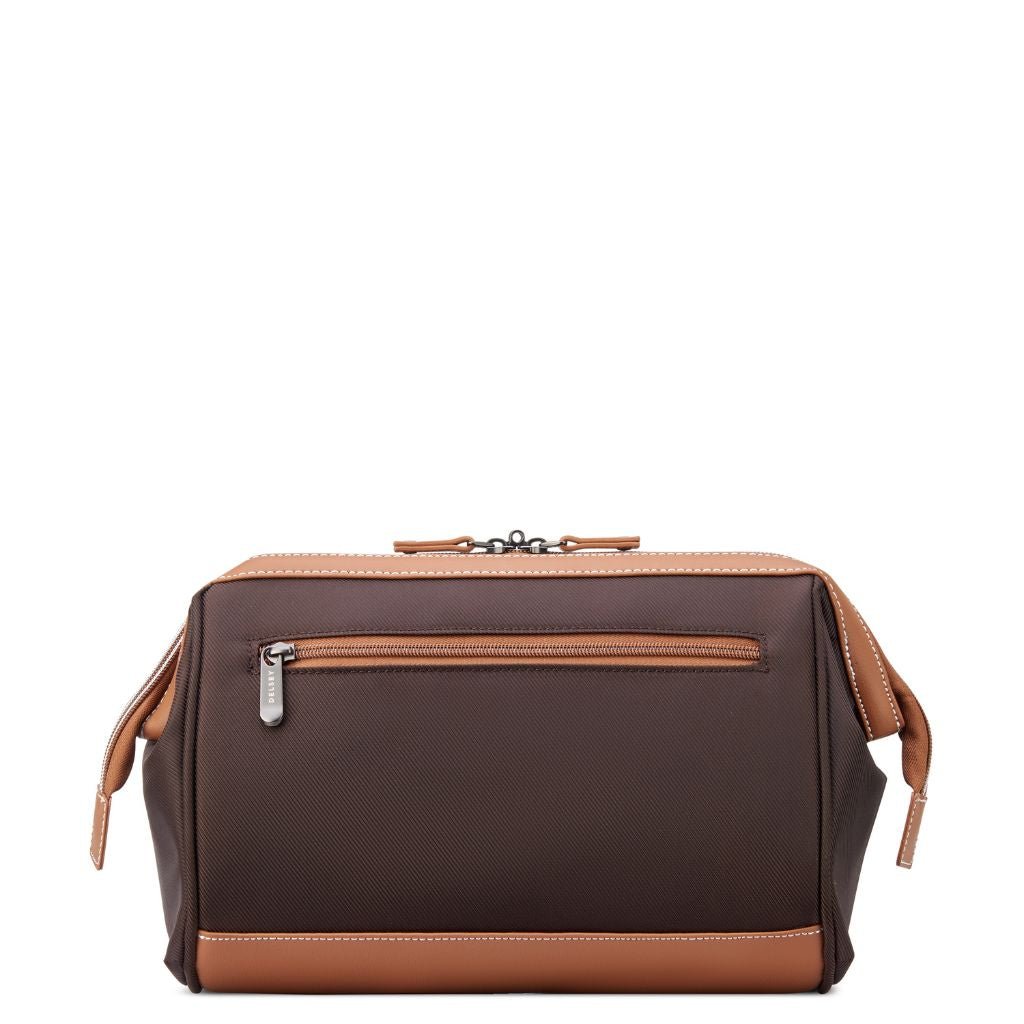 Delsey Chatelet Air 2.0 Toiletry Bag - Chocolate - Love Luggage