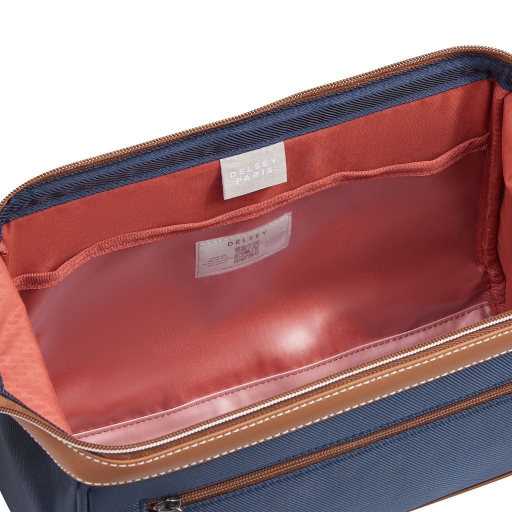 Delsey Chatelet Air 2.0 Toiletry Bag - Navy Blue - Love Luggage