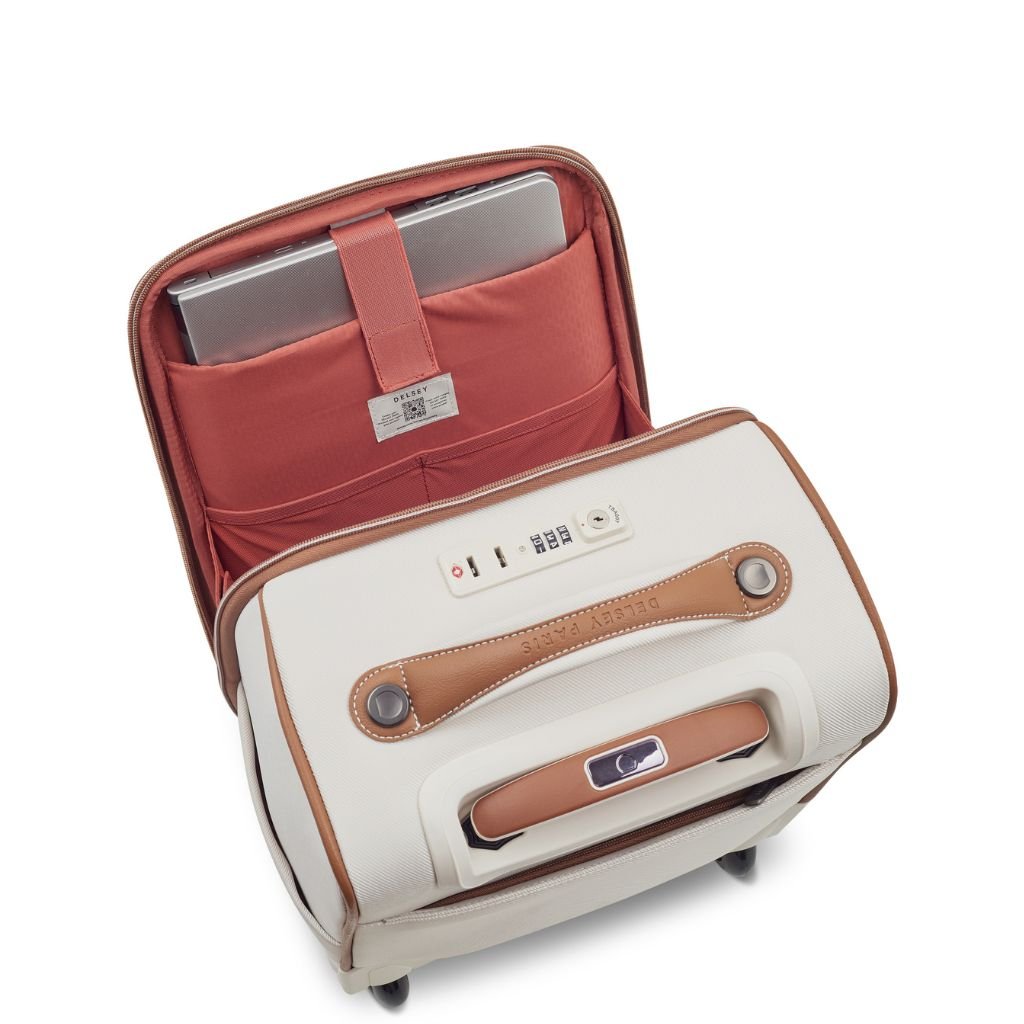 Delsey Chatelet Air 2.0 Underseat Bag With Laptop Sleeve - Angora - Love Luggage