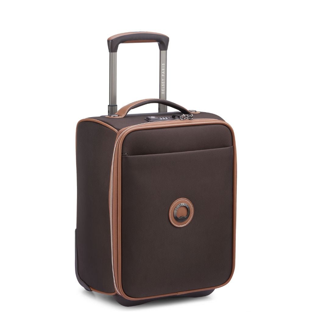 Delsey Chatelet Air 2.0 Underseat Bag With Laptop Sleeve - Chocolate - Love Luggage