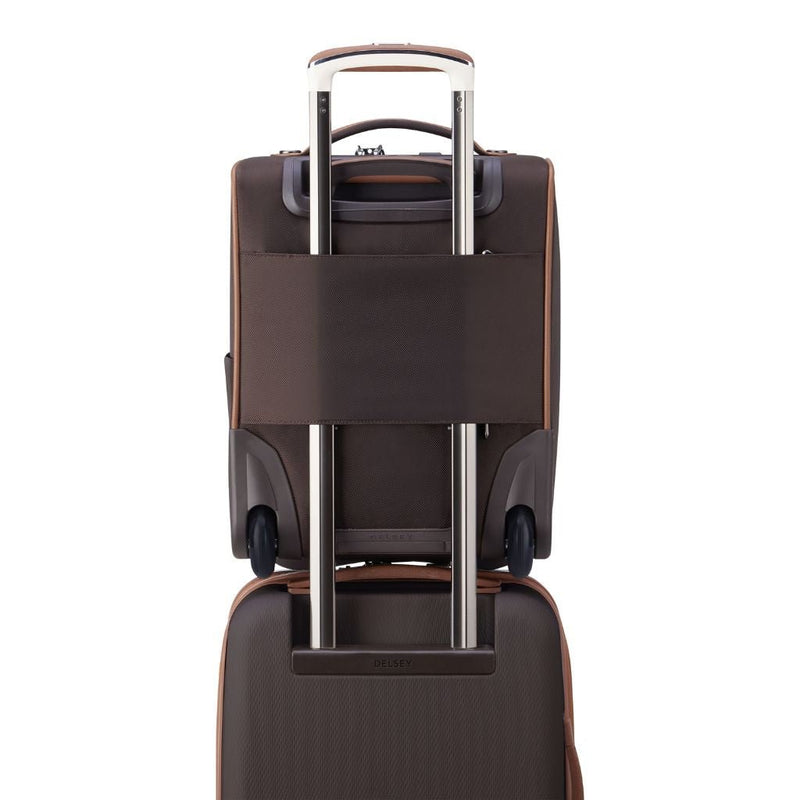 Delsey Chatelet Air 2.0 Underseat Bag With Laptop Sleeve - Chocolate - Love Luggage