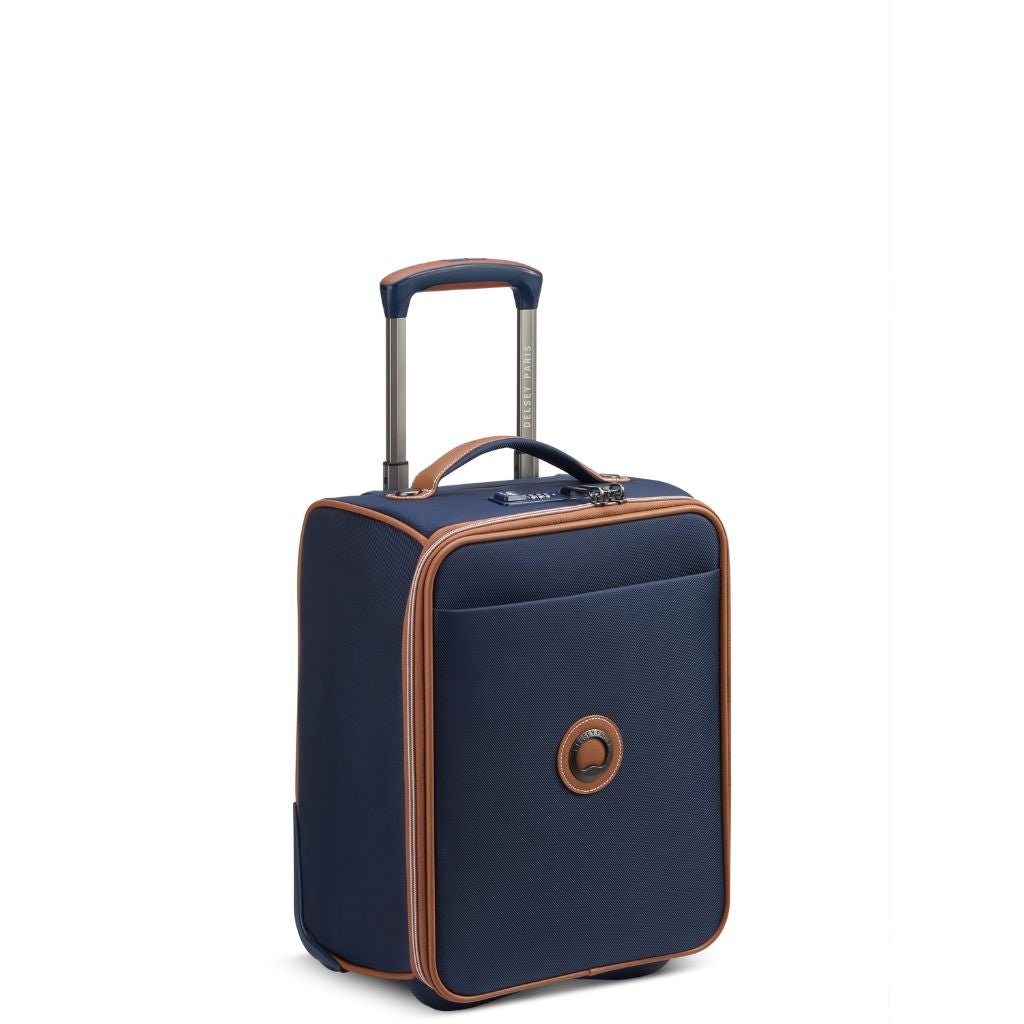 Delsey Chatelet Air 2.0 Underseat Bag With Laptop Sleeve - Navy - Love Luggage