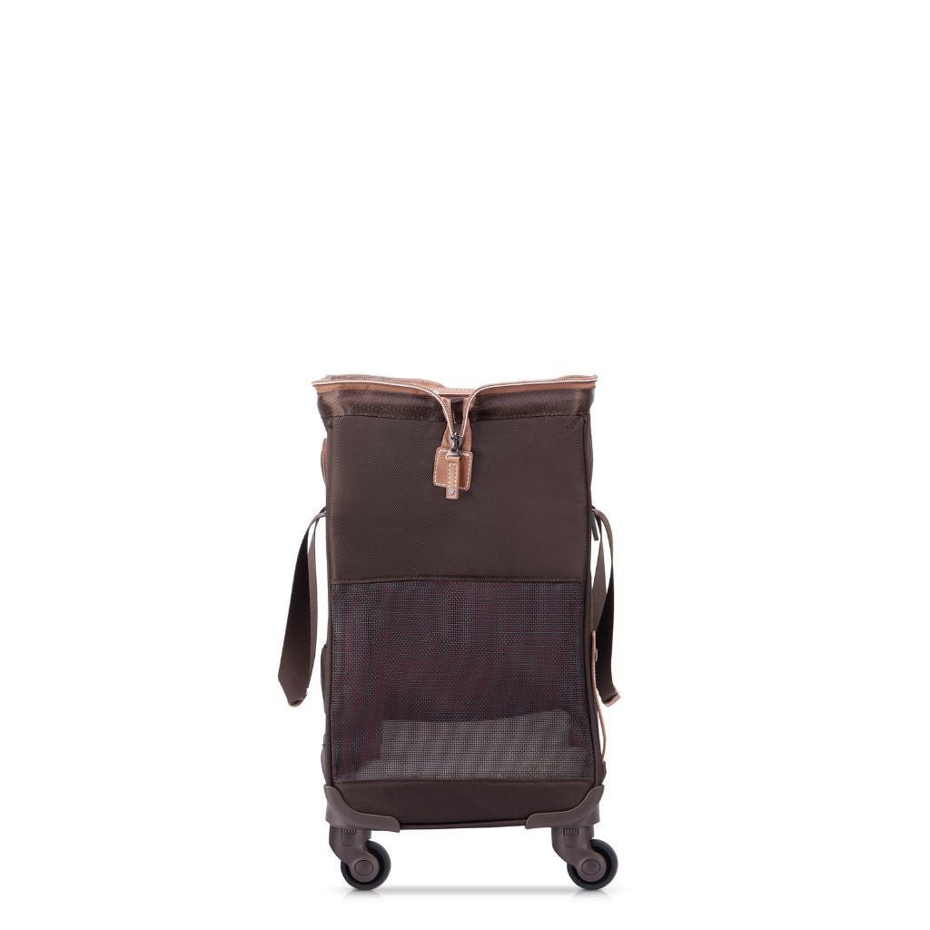 Delsey Chatelet Air 2.0 Wheeled Pet Travel Bag - Chocolate - Love Luggage