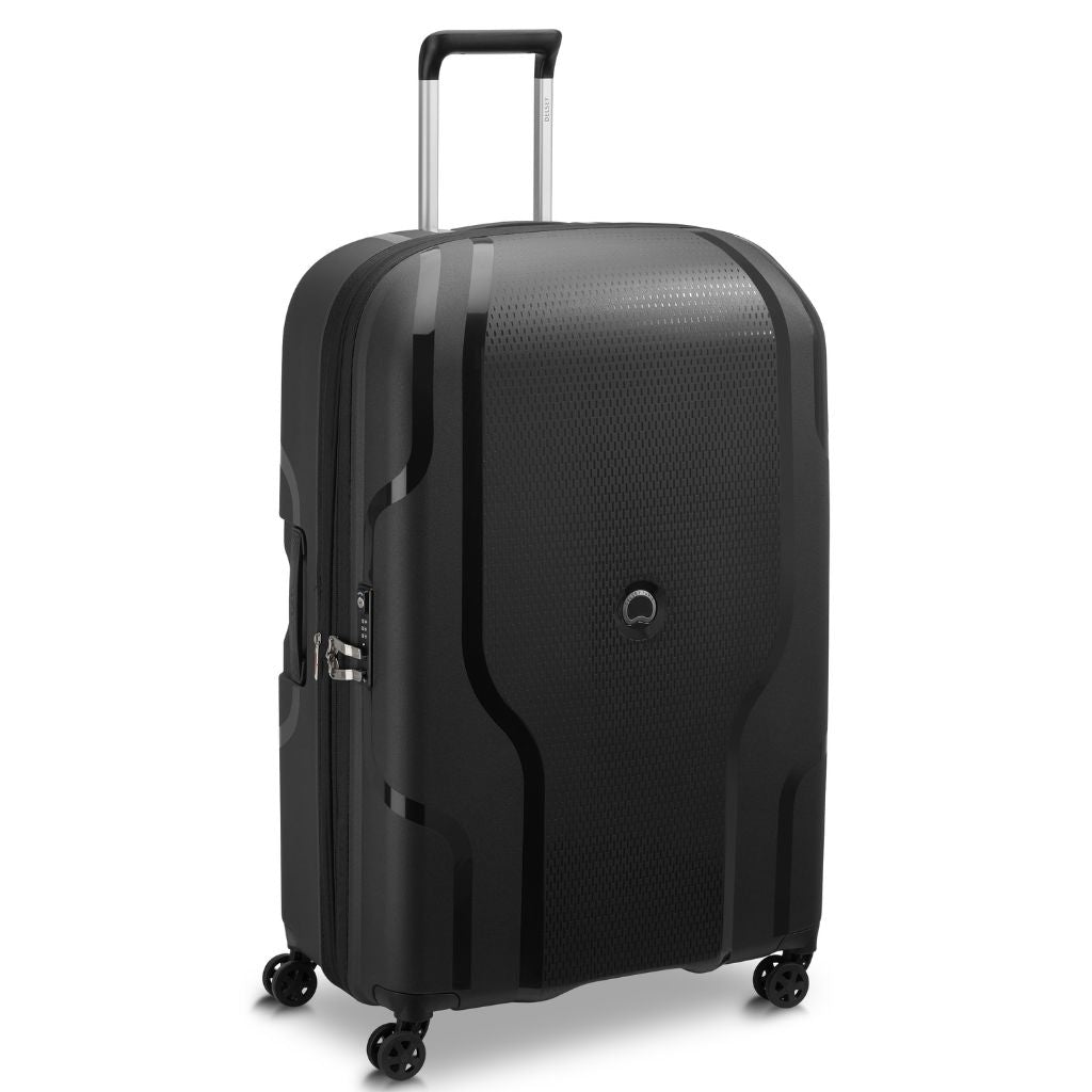 Delsey Clavel 83cm MR Large Hardsided Spinner Luggage - Black - Love Luggage