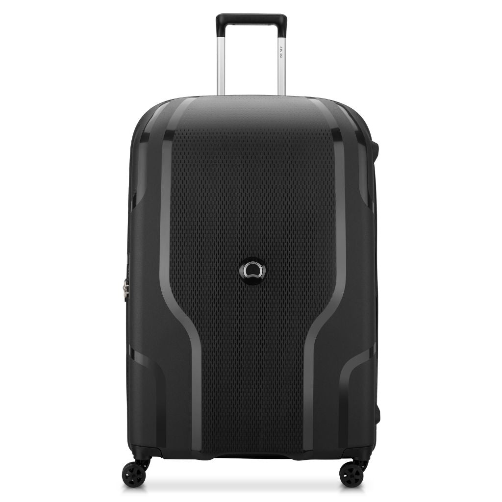 Delsey Clavel 83cm MR Large Hardsided Spinner Luggage - Black - Love Luggage