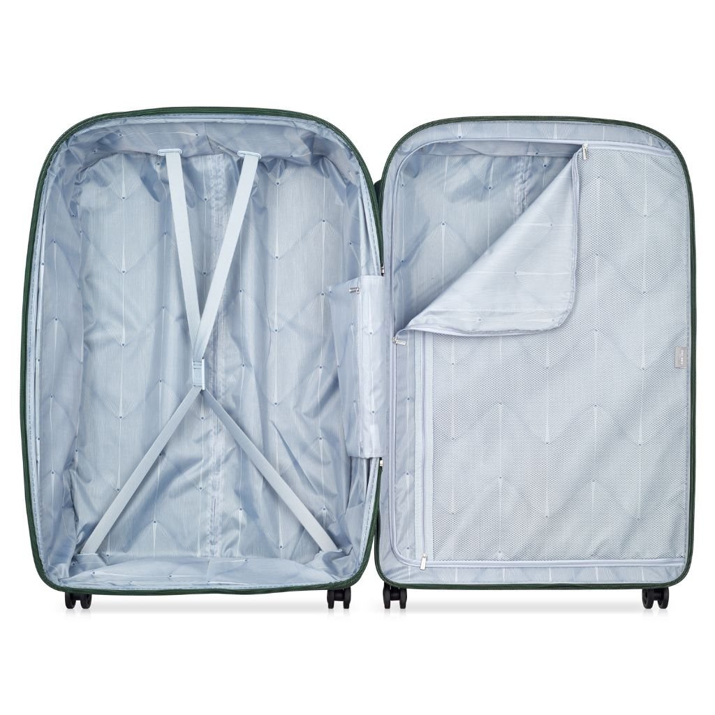 Delsey Clavel 83cm MR Large Hardsided Spinner Luggage - Deep Green - Love Luggage