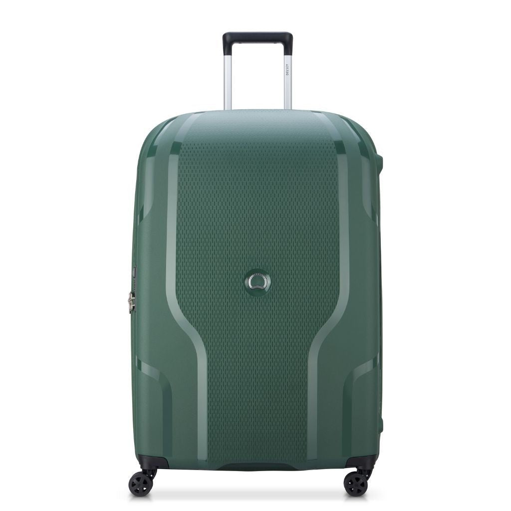 Delsey Clavel 83cm MR Large Hardsided Spinner Luggage - Deep Green - Love Luggage