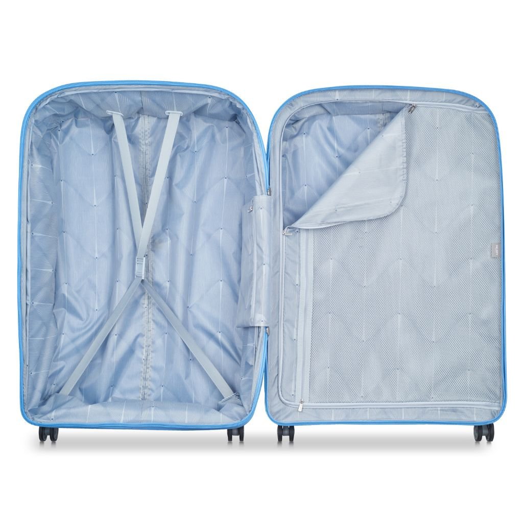 Delsey Clavel 83cm MR Large Hardsided Spinner Luggage - Lavender Blue - Love Luggage