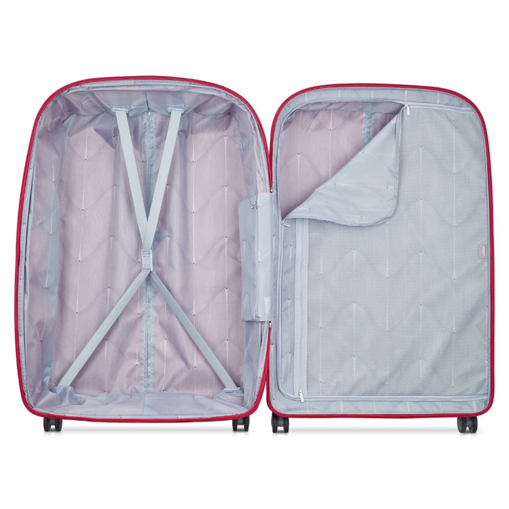Delsey Clavel 83cm MR Large Hardsided Spinner Luggage - Magenta - Love Luggage