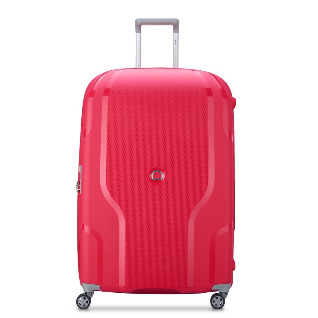 Delsey Clavel 83cm MR Large Hardsided Spinner Luggage - Magenta - Love Luggage