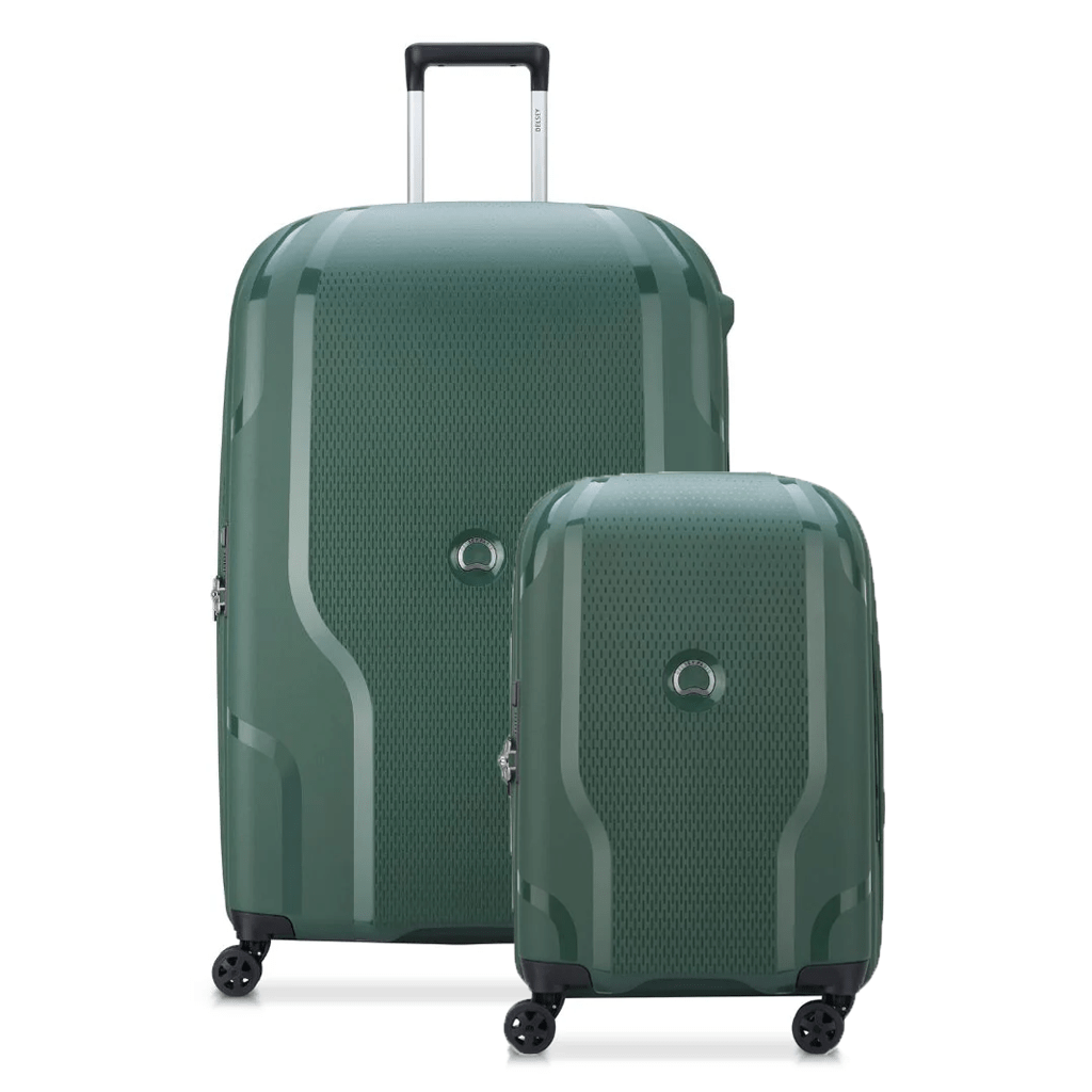 Delsey Clavel MR 2 Piece Hardsided Luggage Duo - Green - Love Luggage