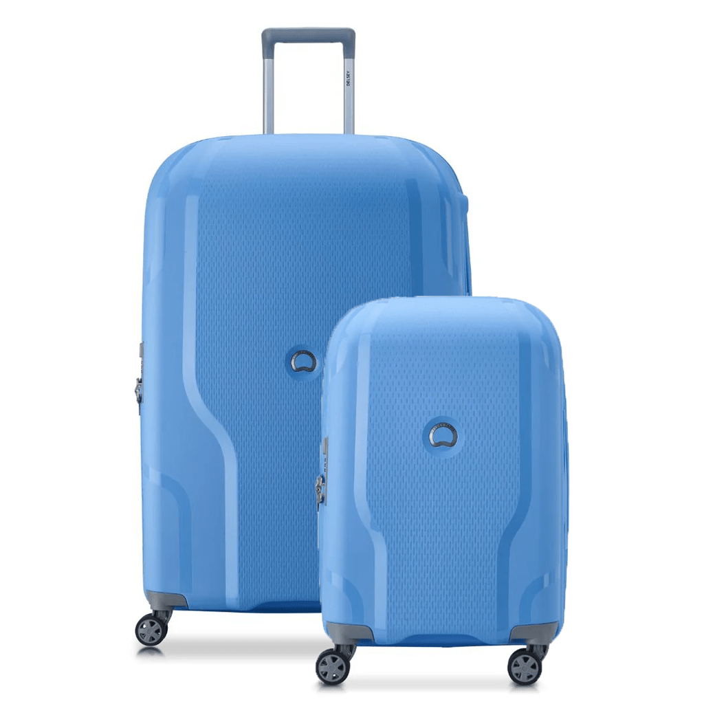 Delsey Clavel MR 2 Piece Hardsided Luggage Duo - Lavender Blue - Love Luggage