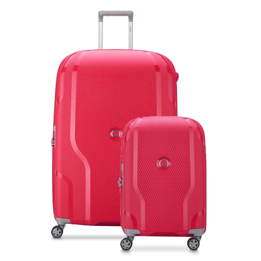 Delsey Clavel MR 2 Piece Hardsided Luggage Duo - Magenta - Love Luggage