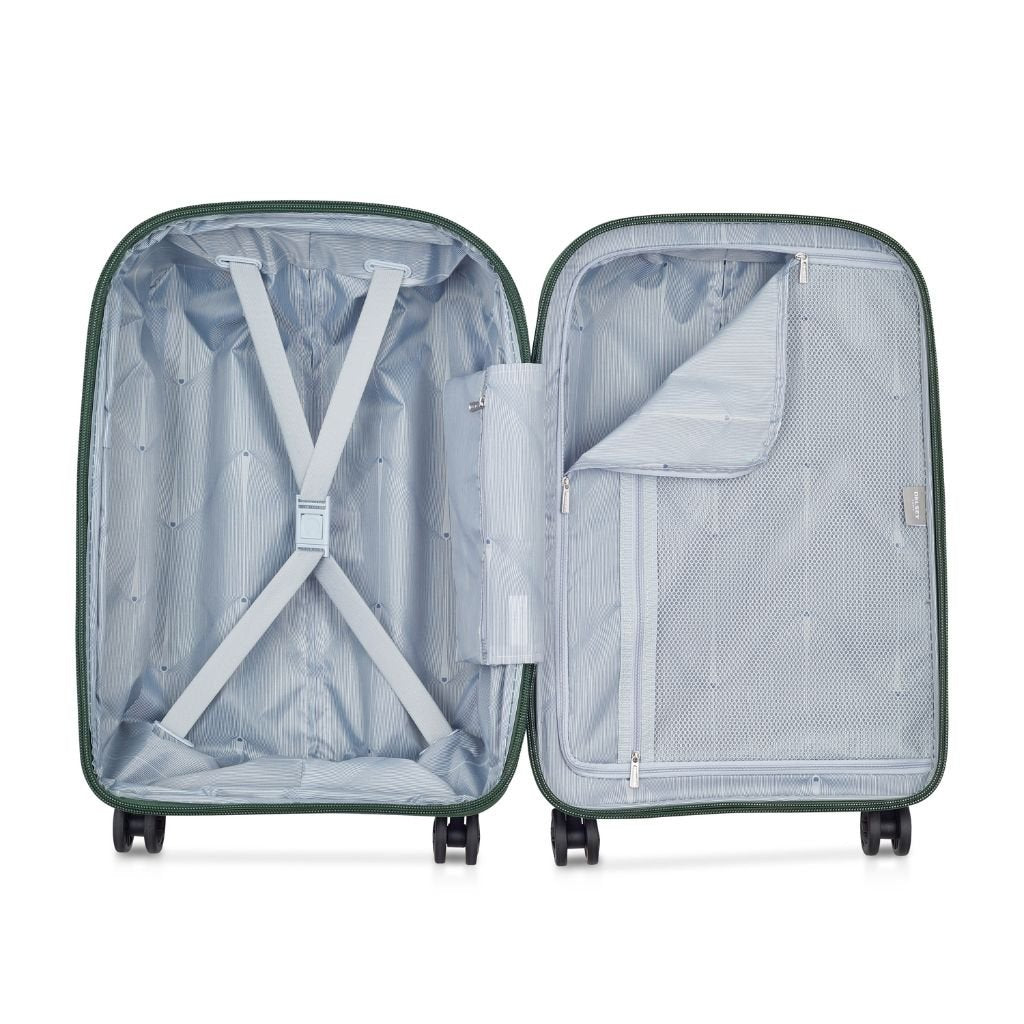 Delsey Clavel MR 55cm Carry On Luggage - Deep Green - Love Luggage