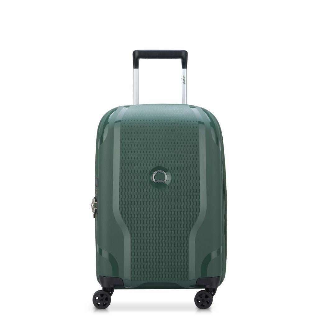 Delsey Clavel MR 55cm Carry On Luggage - Deep Green - Love Luggage