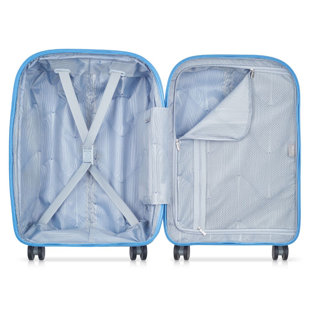 Delsey Clavel MR 55cm Carry On Luggage - Lavender Blue - Love Luggage