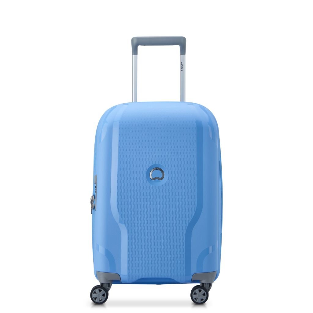 Delsey Clavel MR 55cm Carry On Luggage - Lavender Blue - Love Luggage