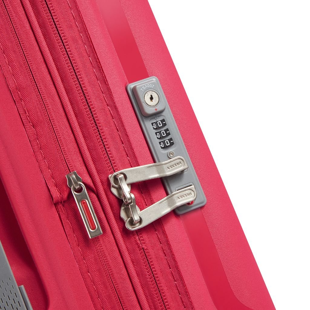 Delsey Clavel MR 55cm Carry On Luggage - Magenta - Love Luggage