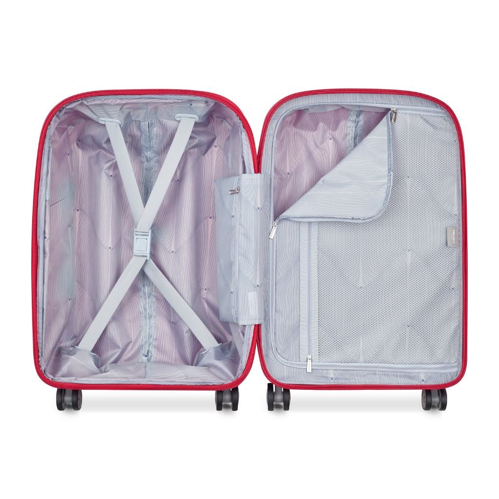 Delsey Clavel MR 55cm Carry On Luggage - Magenta - Love Luggage