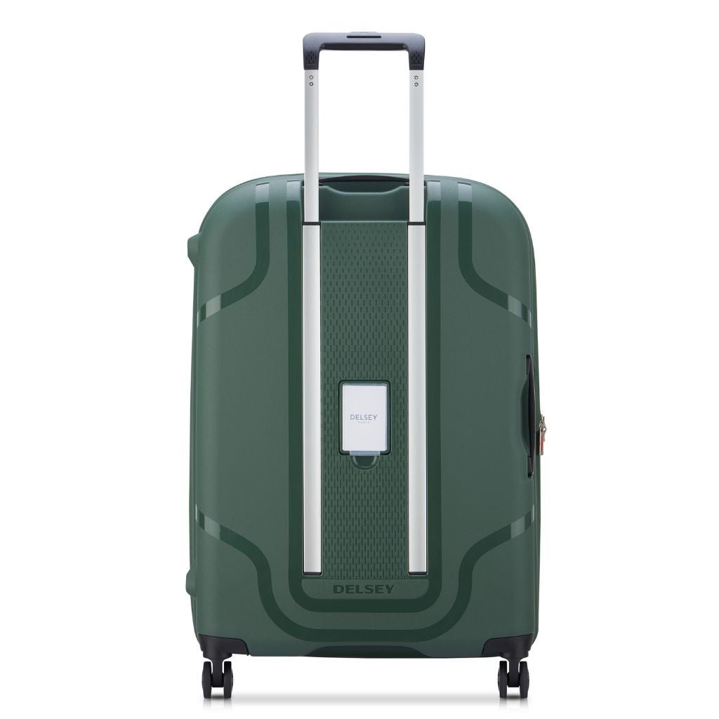 Delsey Clavel MR 71cm Medium Hardsided Spinner Luggage - Deep Green - Love Luggage