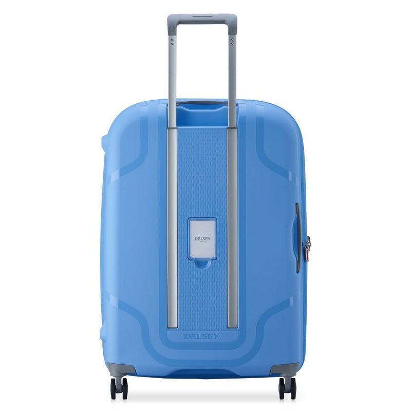 Delsey Clavel MR 71cm Medium Hardsided Spinner Luggage - Lavender Blue - Love Luggage