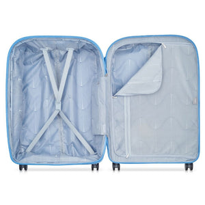 Delsey Clavel MR 71cm Medium Hardsided Spinner Luggage - Lavender Blue - Love Luggage