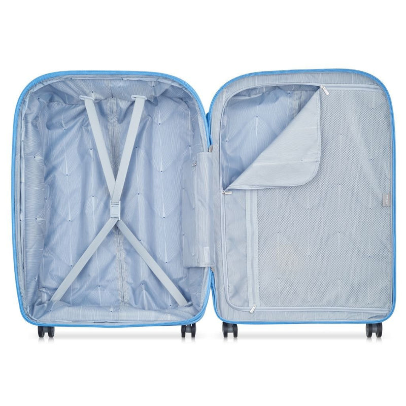 Delsey Clavel MR 71cm Medium Hardsided Spinner Luggage - Lavender Blue - Love Luggage